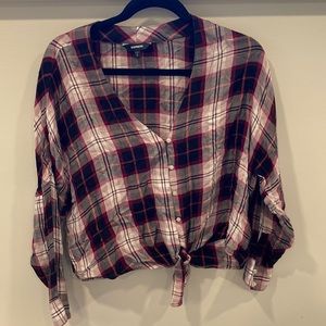 Express Tie Waist Flannel